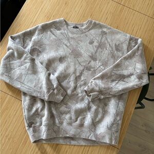 Abercrombie & Fitch Neutral Beige camo Crewneck Sweatshirt